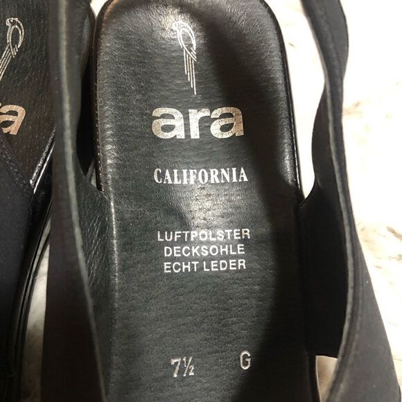 Ara Luftpolster made in Germany strappy mini wedge sandals size 7.5 - Picture 4 of 12